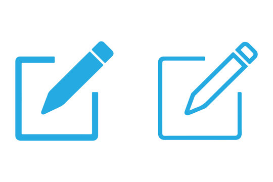 edit pen icon set. pencil icon symbol, create modify pen sign button | writing, drawing, editing icons
