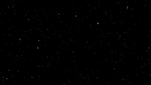 Minimal stars motion loop background for project overlay