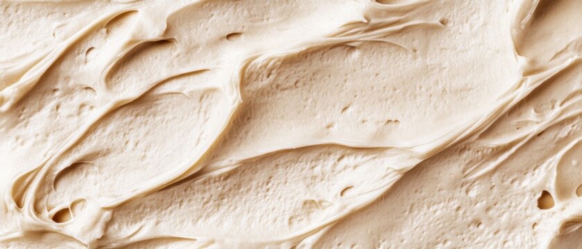 Creamy texture background with swirls