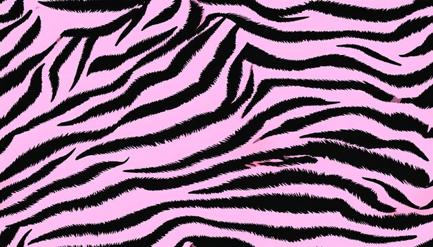 Pink tiger stripes pattern