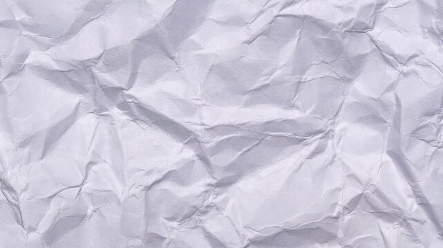 Wrinkled Paper Texture Stop-Motion Background Animation