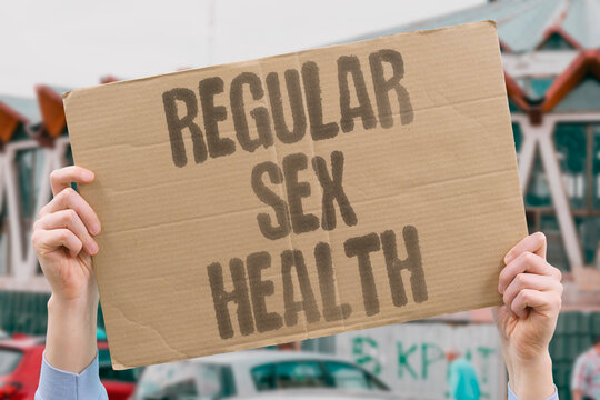 "Regular Sex Health" Having regular sex is connected to improved overall physical and mental health. SEX. HEALTH. REGULAR. PHYSICAL. MENTAL.
