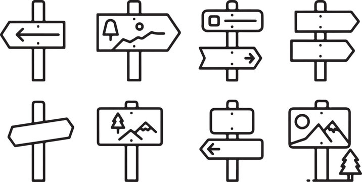 Diagram showing different types of mechanical linkages and their motions Vector
