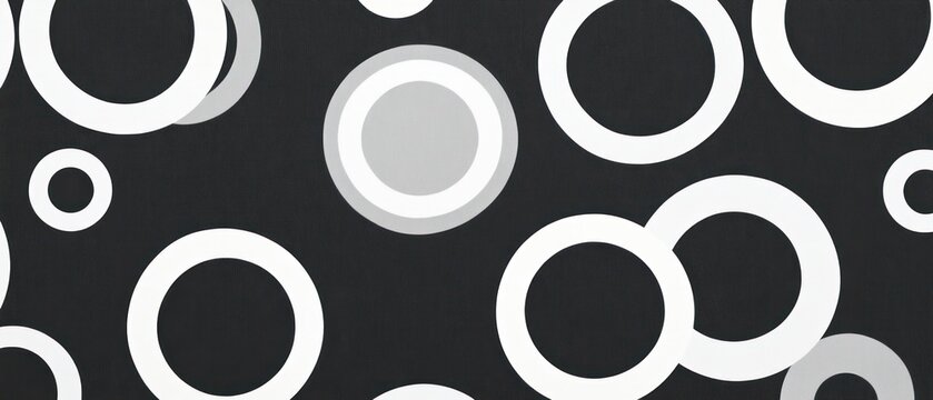 Abstract background overlapping circles