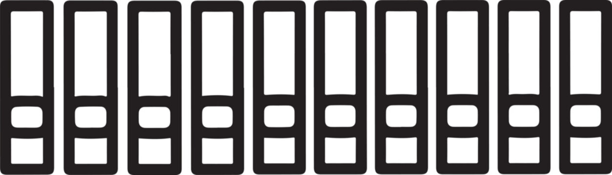Black and white binary code pattern with repeating zeros and ones Vector