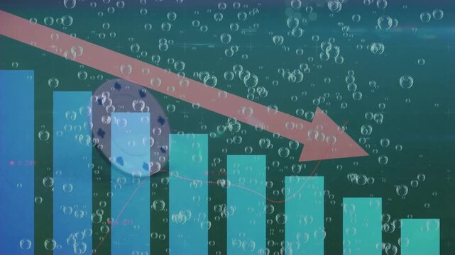 Animation of data processing over chip