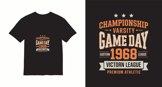 Championship varsity game day eastern league 1968 victorn league premium athletic
