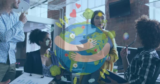 I worked with a diverse group of colleagues to design a creative business