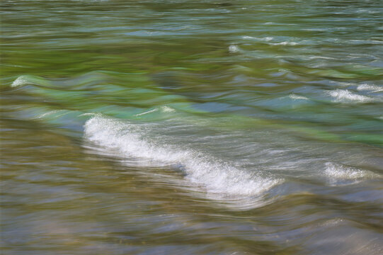 water flowing in the river