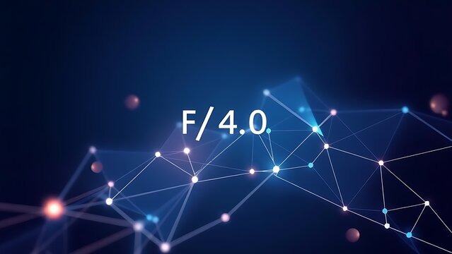 oganesson. Abstract geometric shapes in gradient colors, representing digital network and connectivity. product launch decks, UI/UX mockups, designed for product launches and innovation pitches.