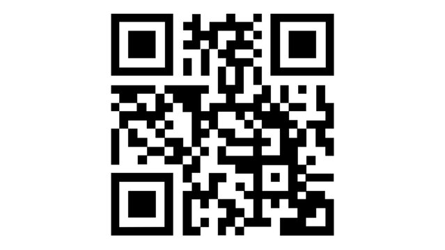 QR code vector icon illustration for membership, shopping, and commerce. Minimalist flat design scalable graphic for digital payment, secure identification, and quick information access.