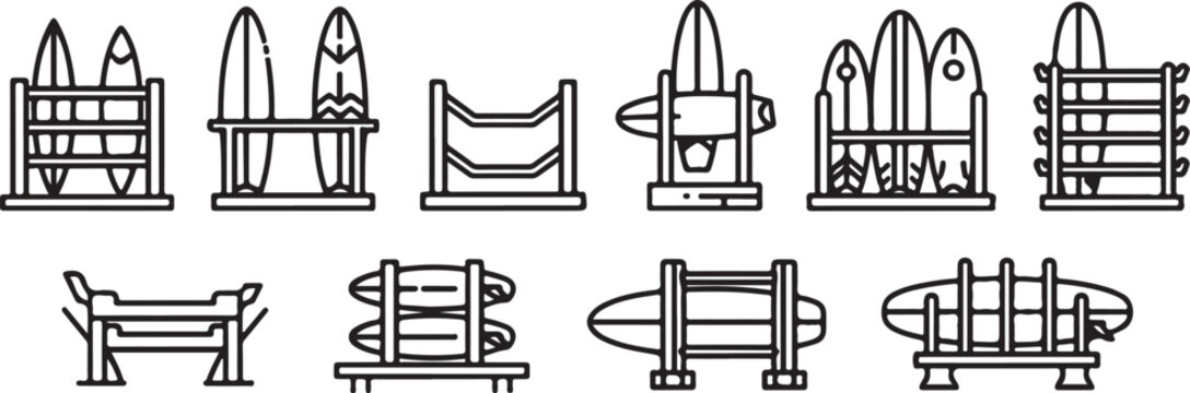 Variety of chairs showcasing different designs and styles from medieval to modern Vector