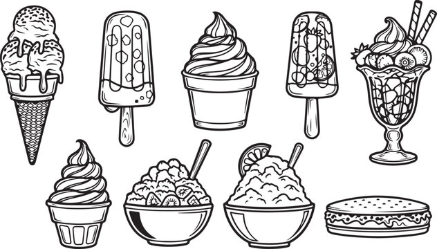 Various ornamental vases with intricate designs and classic shapes Vector