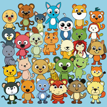 Cute cartoon whale character with speech bubble vector illustration