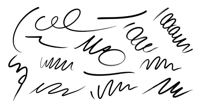 Scribbles hand drawn with black ink and grunge texture featuring doodles, drawing, messy lines with abstract and artistic elements for creative,