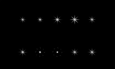 Fototapeta premium A Professional Luminous Star Glow Effect Symbol, Showcasing Neon Brightness and Digital Light Flare Sparkle Radiance Illumination Aura Energy Shinning Electric Vibrant.