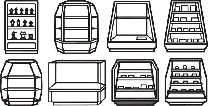 Various types of digital devices and remote controls shown in an illustration Vector