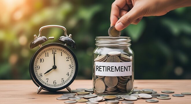 Happy retirement securing your future with savings and time for enjoyment