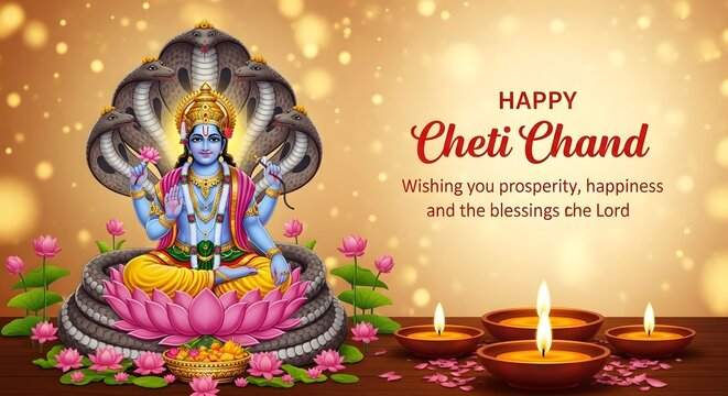 Celebrating cheti chand with vibrant colors and traditional rituals