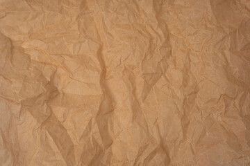 Obraz premium Crumpled paper as background. Top view.