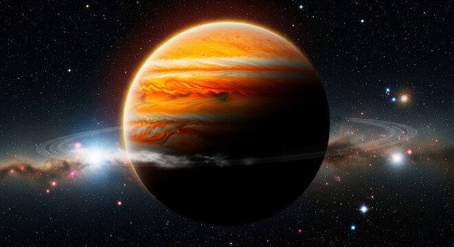 Planet jupiter space