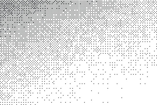 This spotted pattern vector illustration utilizes a pixelated bitmap dither effect to create a unique and textured visual surface.