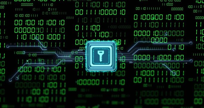 System startup initiating microchip pulsing and sending data along circuit traces in tech matrix