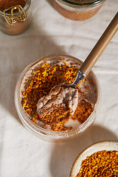 Chia pudding with a touch of wellness and plant-based goodness