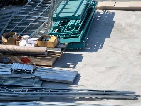 Industrial prefabricated container construction materials