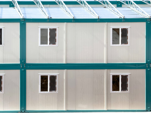 Modern prefabricated container units for industrial use