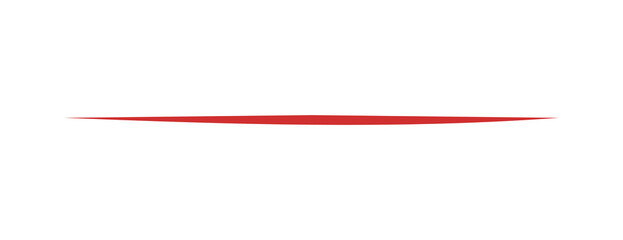 Red curved underline swoosh line