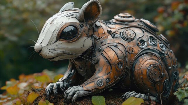 A Biomechanical Squirrel Exploring the Edges of Artificial Wildlife