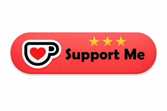 Encouragement to support creators with a heartfelt donation button