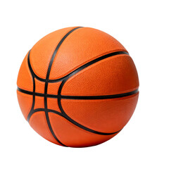 Fototapeta premium [Transparent Background PNG]Orange Basketball with Black Lines