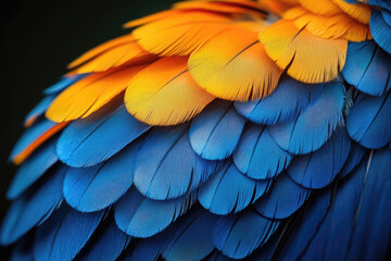 Obraz premium Delicate Feather with Intricate Natural Textures