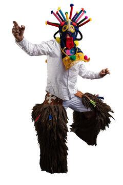 Aya Huma Portrait, Inti Raymi Character, Indigenous Tradition of Ecuador