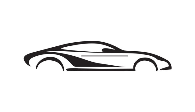 Silhueta de carro para logomarca