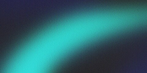 Fototapeta premium Bright teal light streak across a dark background with subtle grain, abstract and modern.