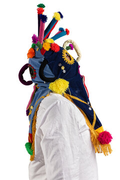Aya Huma Portrait, Inti Raymi Character, Indigenous Tradition of Ecuador