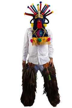 Aya Huma Portrait, Inti Raymi Character, Indigenous Tradition of Ecuador