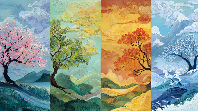スケッチ画（春夏秋冬）四季 春夏秋冬 Images – Browse 7,491 Stock Photos, Vectors, and Video