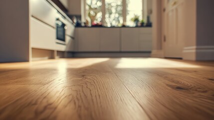 Fototapeta premium close-up view of an oak wooden floor