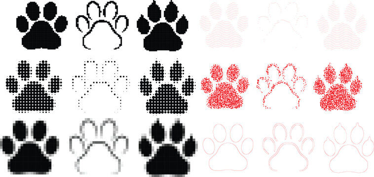 Paw Print Art Collection