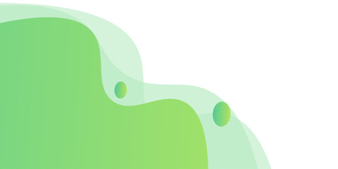 Fototapeta premium Modern graphic element with background Abstract geometric shapes. Gradient Dynamic abstract composition Vector illustration. Design element for web banners, posters, green and white.
