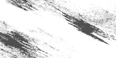 Fototapeta premium Abstract black ink scratches and streaks on a white background, chaotic minimalism, high contrast, textured brush strokes, modern monochrome art style.