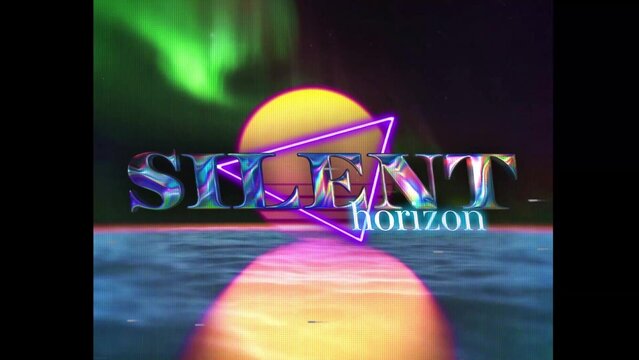 80s Retro Synthwave Neon Text Opener Intro 07 | Cyberpunk VHS Glitch Title Animation & Effects