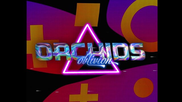 80s Retro Synthwave Neon Text Opener Intro 60 | Cyberpunk VHS Glitch Title Animation & Effects