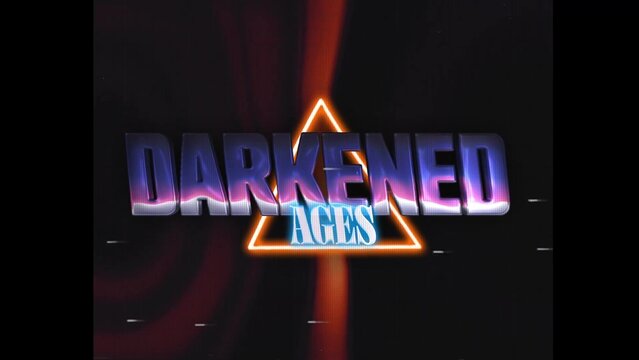 80s Retro Synthwave Neon Text Opener Intro 70 | Cyberpunk VHS Glitch Title Animation & Effects