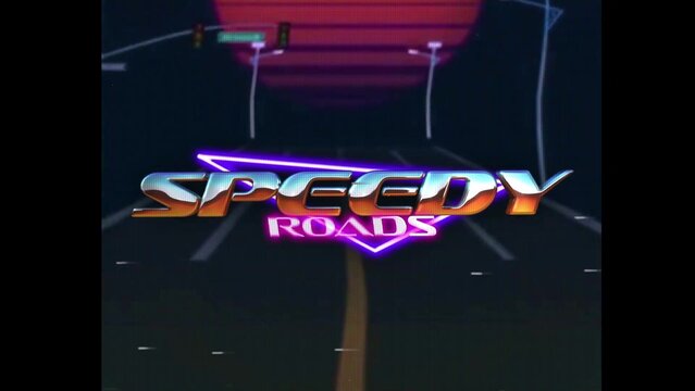 80s Retro Synthwave Neon Text Opener Intro 88 | Cyberpunk VHS Glitch Title Animation & Effects