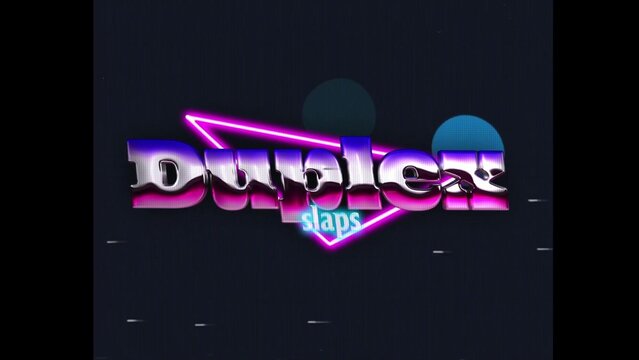 80s Retro Synthwave Neon Text Opener Intro 89 | Cyberpunk VHS Glitch Title Animation & Effects